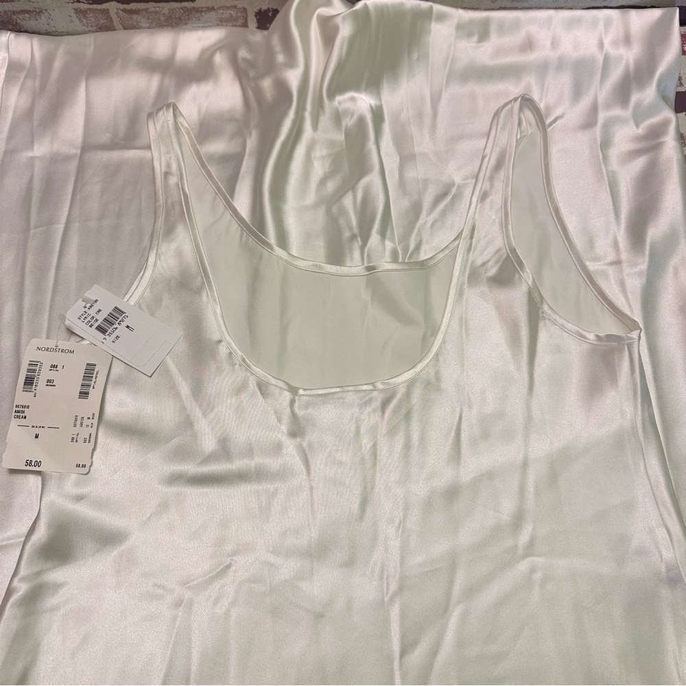 Natori White Chemise with Delicate Details M - Picture 11 of 12